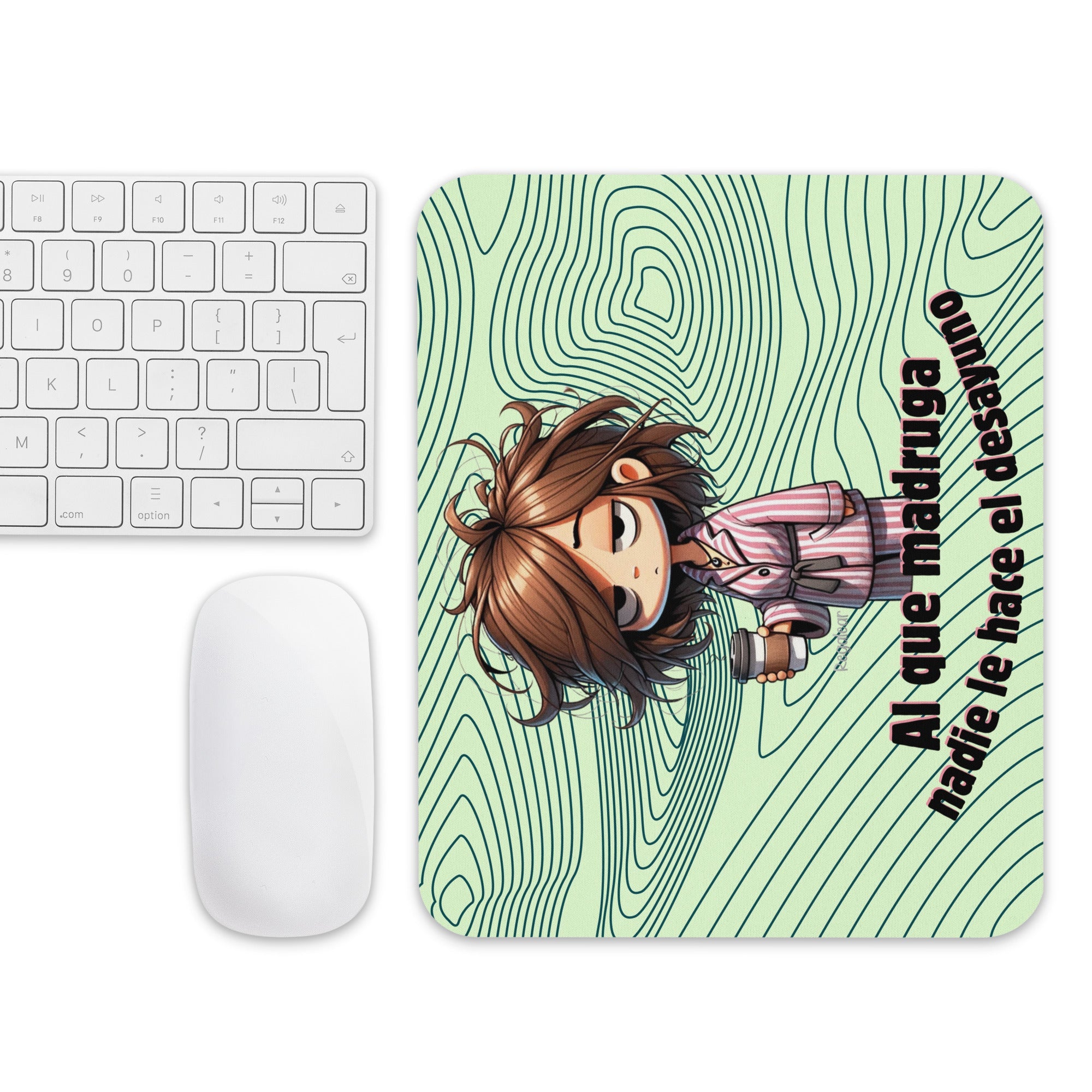 Alfombrilla raton Al que madruga